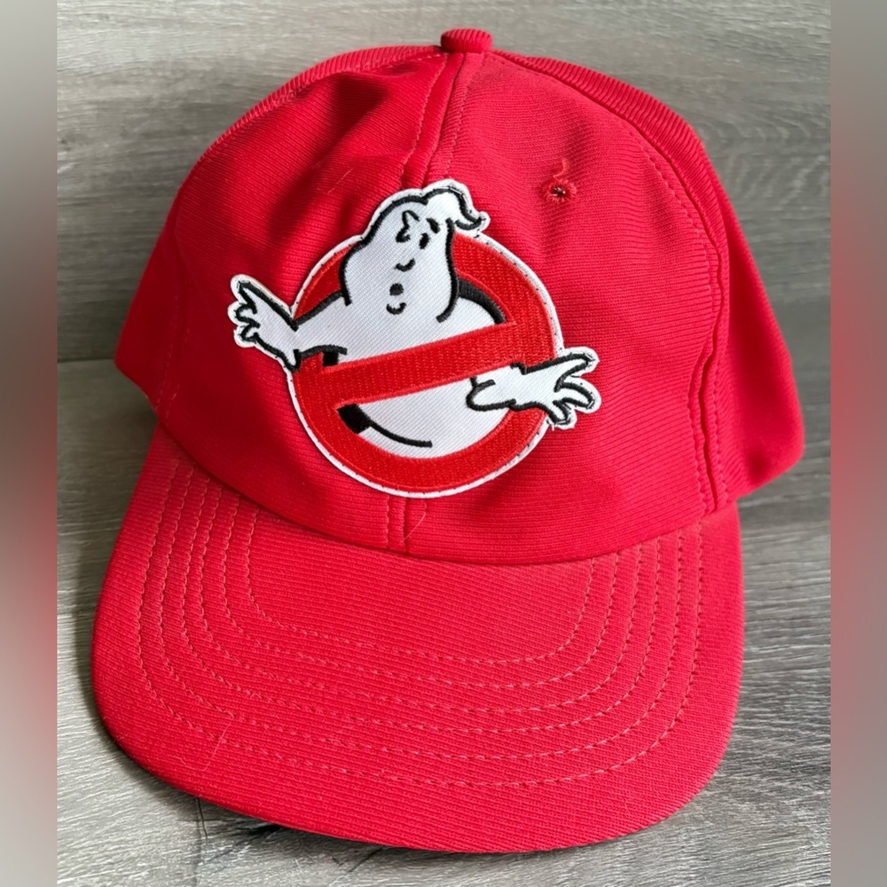 Vintage 80s Ghostbusters Movie Hat Classic NWOT Red MADE IN USA